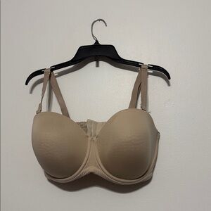 Wacoal Cream - Red Carpet Full Figure Underwire Strapless Bra Up To I Cup